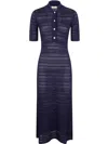 Twinset Long Dress In Blue Night