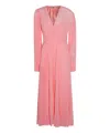 Twinset Pink Maxi Dress In Pink