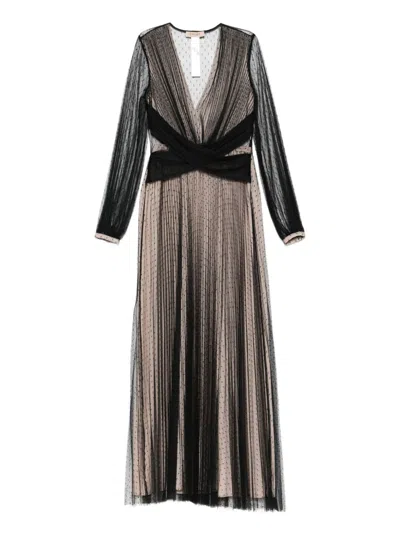 TWINSET TWINSET LONG PLEATED DRESS