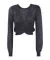 Twinset Twin-set Long Sleeve Sweater In Gray
