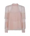 Twinset Twin-set Bluse In Nude