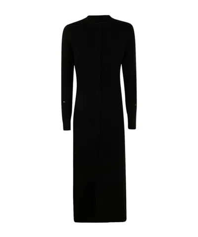 Twinset Long-sleeved Sweater In Black