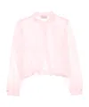 Twinset Organza Jacket In Pink