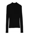 Twinset High-neck Seamless Sweater In Black