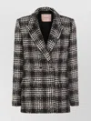 Twinset Longline Blazer Featuring Button Detailing In Black