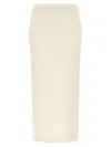 Twinset Twin Set Longuette Skirt In White