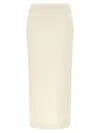Twinset Twin Set Longuette Skirt In White