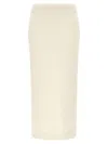 Twinset Twin Set Longuette Skirt In White