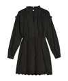 Twinset Lotus Leaf Edge Dress In Black