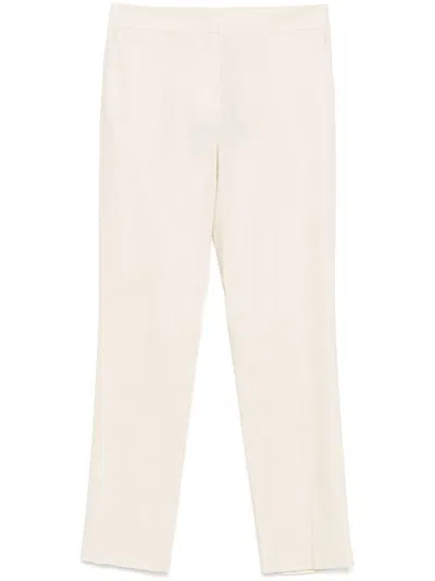 Twinset Low-rise Trousers In Neutrals