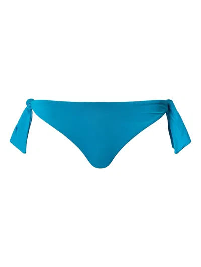 Twinset Low-waist Bikini Bottom In Blue