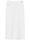 Twinset Lozenge Skirt In White