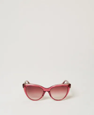 Twinset Transparent Butterfly Sunglasses