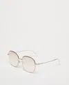 Twinset Lunettes De Soleil Rondes In Brown