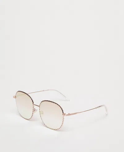 Twinset Lunettes De Soleil Rondes In Brown