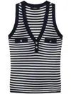 TWINSET STRIPED TOP