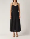 Twinset Lyocell Dress In Nero