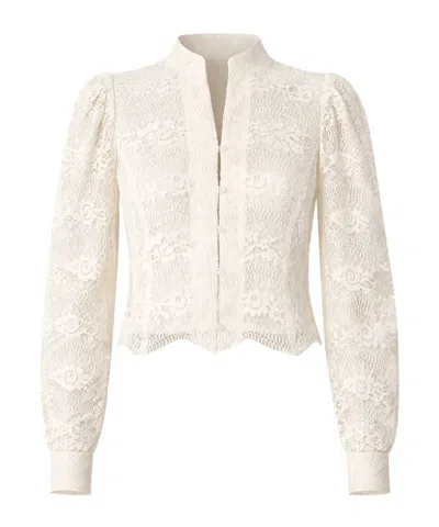 TWINSET TWINSET MADREPERLA LACE SHIRT