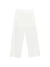 Twinset Macrame' Pants In White