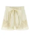 Twinset White Macram Shorts In White