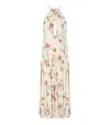 Twinset Madreperla Floral Long Dress In Neutral