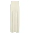 Twinset Twin-set Madreperla Wide Leg Trousers In White