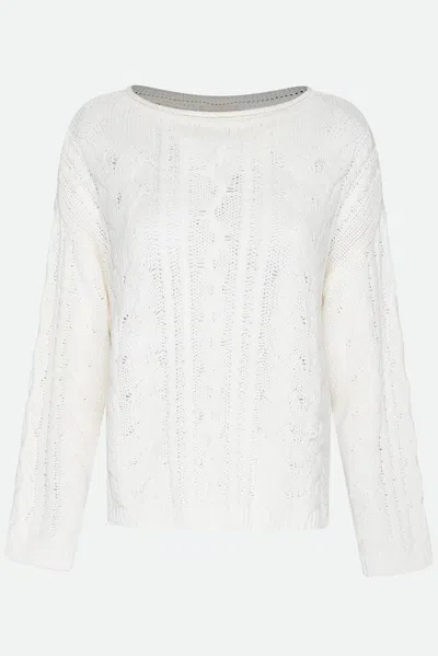 Twinset Maglia Bianca In White