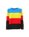 Twinset Maglia Color Block In Multicolore