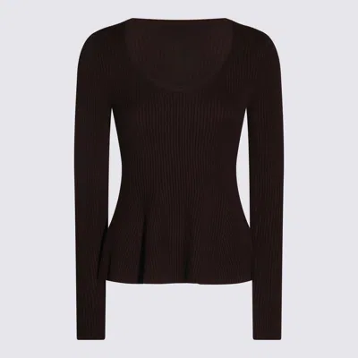 Twinset Sweaters Black Chocolate