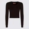 Twinset Maglie Black Chocolate In Brown