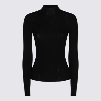 TWINSET TWINSET BLACK KNITWEAR
