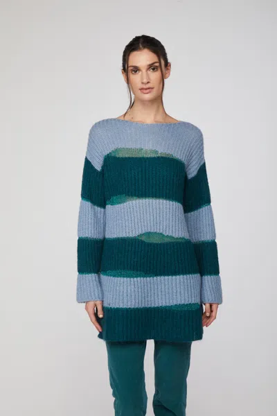 Twinset Maglione Oversize Strisce In Multi