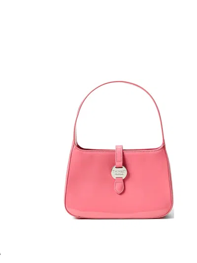 Twinset Magnetic-closure Shoulder-bag In Pink