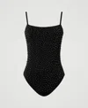 Twinset Maillot De Bain Une Pièce Avec Broderie In Black