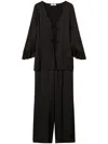 Twinset Mannish Pyjama (set Of Two) In Black