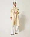 Twinset Manteau En Tissu Double De Laine Mélangée In Yellow