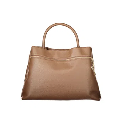 Twinset Marrone Poliuretano Woman Tote In White