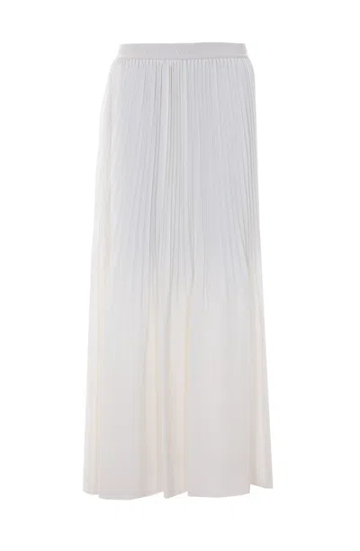 Twinset Maxi Skirt In White