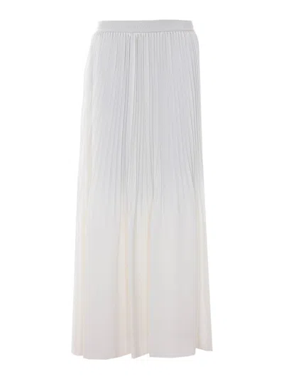 Twinset Maxi Skirt In White