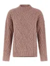 Twinset Turtleneck Sweater In Pink