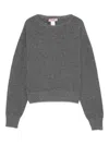 Twinset Twin-set Soft Wool Blend Sweater In Gray