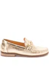 Twinset Loafers In Gold