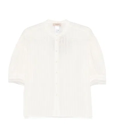 Twinset Metallic-thread Shirt