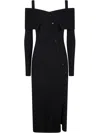 Twinset Viscose Dress In Black