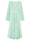 Twinset Twin-set Elegant Polyester Dress Design In Green