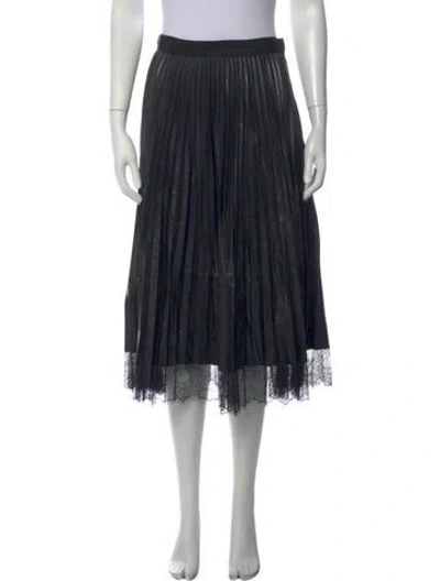 Pre-owned Twinset Midi Length Skirt In Black