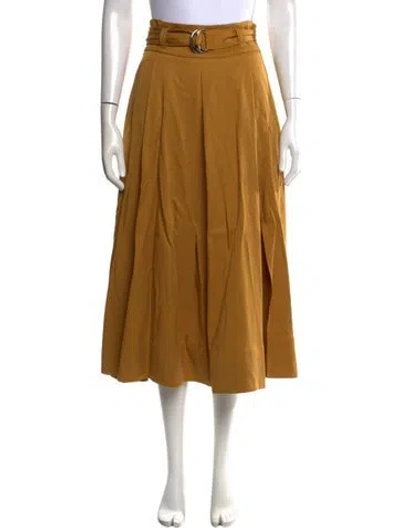 Pre-owned Twinset Midi Length Skirt In Neutral