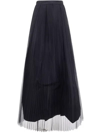 Twinset Midi Skirt In Black