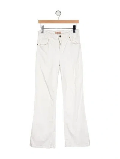 Pre-owned Twinset Mid-rise Wide Leg Jeans In Neutral