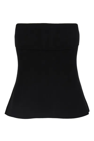 Twinset Milan Stitch Top In Black